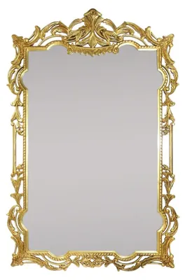 Produktbild von Casa Padrino Barock Wandspiegel Prunkvoller Spiegel im Antik Stil Gold 70 x 110 cm