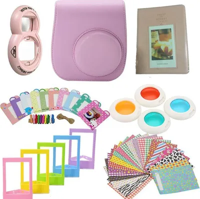 Produktbild von Zubehörset for Fujifilm Instax Mini 8 / 9 - Hellrosa