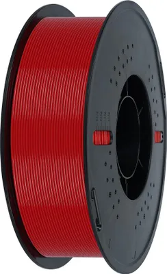 Obrázok produktu pre KINGROON TPU filament 1 kg červený – flexibilný materiál pre 3D tlač, vysoká elasticita, odolný voči UV žiareniu, bez upchávania, rovnomerná tlač