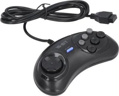 Obrázek produktu pro Herní ovladač 9 Pin 16 Bit Plug and Play Malý ergonomický gamepad pro Sega Genesis
