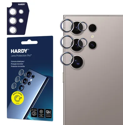 Zdjęcie produktu dla 3MK HARDY Lens Protection Pro, Samsung, Galaxy S24 Ultra, Odporny na zadrapania, Nietłukące, Przezroczysty, 1 szt.