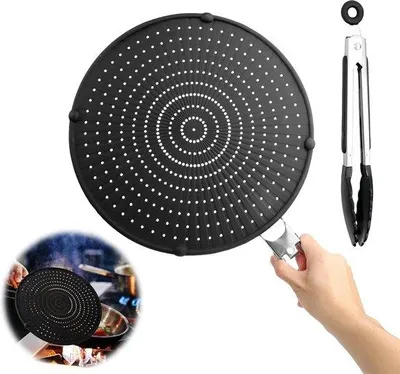 Produktbild von Famanu Spritzschutz aus Silikon 32 cm - für Töpfe und Pfannen