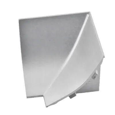 Immagine prodotto di Listello angolare interno per cucina 23 mm Accessori Listello terminale – Alluminio satinato / Alluminio / Lira