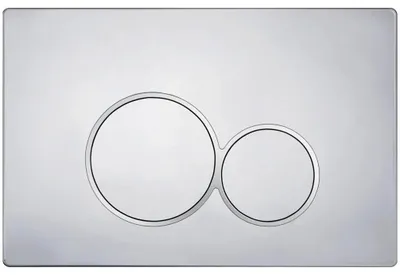 Obrázek produktu pro CERANO - Ovladací tlačítko WC modulů Lite/Duo - ABS - chrom