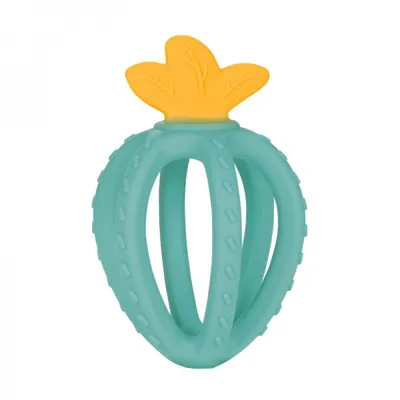 Produktbild von Canpol Babies Silikon Sensory 3D Beiring Erdbeere Trkis