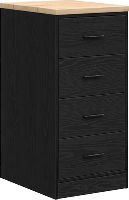 Obrázok produktu pre Garážová skriňa čierny 40x51x85 cm masívna borovica