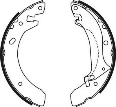 Produktbild von ABE Bremsbackensatz Trommelbremse Hinten für LAND ROVER Freelander SUV (L314) C0I001ABE
