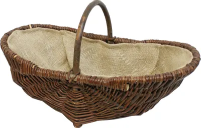 Produktbild von SIENA GARDEN Weidenkorb mit Jute oval 55 x 29 x 24 cm