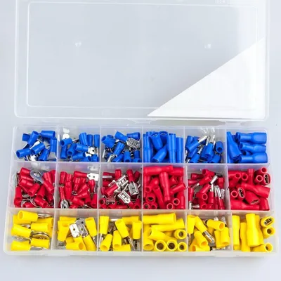 Productafbeelding van Assortiment krimpkousen voor kabels, diameter 1,5 - 3,5 mm. Kabelschoenen, connectoren