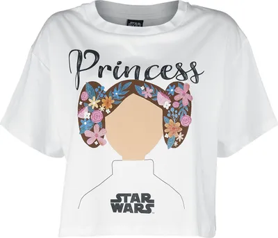 Produktbild von Star Wars T-Shirt Damen Princess Leia weiß XXL