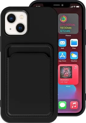 Immagine prodotto di Custodia König Design compatibile con Apple iPhone 14 Plus - Custodia morbida in plastica per cellulare - Colore: nero
