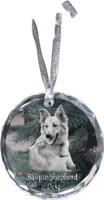 Imagen del producto de Art-Dog Adorno para árbol de Navidad – Perro de Pastor Vasco
