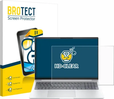 Produktbild von Für HP EliteBook 8 G1i 16" Schutzfolie BROTECT Displayschutz Display Schutz Folie Klar Transparent