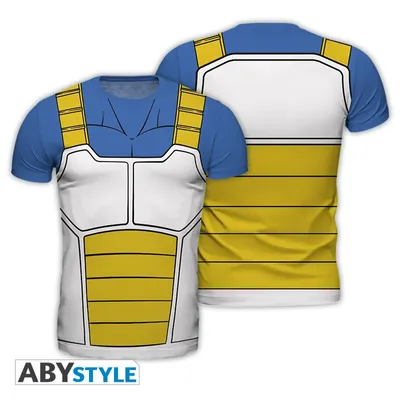Produktbild von Dragonball Z T-Shirt - Vegeta Costume (multicolor) L
