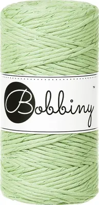 Obrázok produktu pre Bobbiny Macrame Cord 3 mm 100 m Unicolor Matcha Špagát
