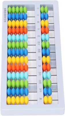 Image de Abacus sécurisé pour enfants, bleu, facile à ranger