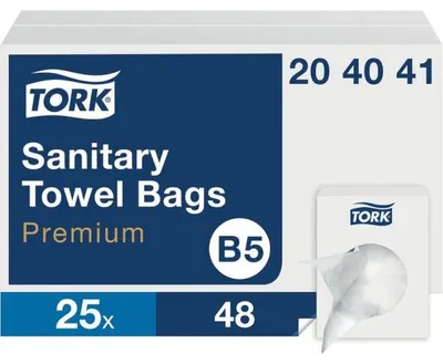 Obrázok produktu pre Tork 204041, Biela, 25 kusov, 127 mm, 87 mm, 15 mm, 34,5 g