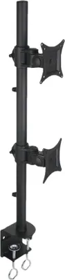 Produktbild von Techly Schreibtischhalterung f. 2LCD 13"-27" Klemme vertikal