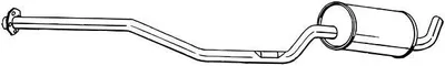 Produktbild von BOSAL 286-007 Mittelschalldämpfer Schalldämpfer für VOLVO 940 II Kombi (945) 940 Kombi (945) 740 Kombi (745) 740 (744) 940 (944)