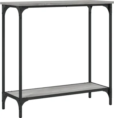 Obrázek produktu pro vidaXL Konzolový stolek šedý Sonoma 75x30,5x75 cm materiál na bázi dřeva