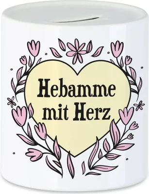Produktbild von Hebamme mit Herz Spardose Geschenkidee Zum Danke Sagen Beste Hebamme