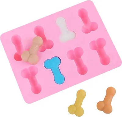 Produktbild von CHPN -Penisform - Penisform - Eiswürfel in Penisform - Eiswürfel in Penisform - Schokoladenform - Backform - Junggesellenabschied - Silikon
