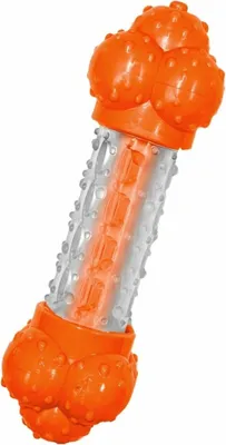 Produktbild von Beißring für Hunde Nylabone Orange Bacon Künstlicher M