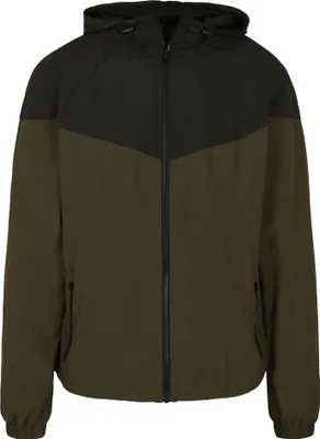 Productafbeelding van Creëer uw merk - Windrunner jas voor heren/dames, uni model LT6292 (5XL) (Donkerolijf/Zwart)