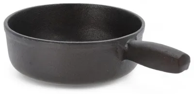 Image de Poêle à griller en fonte - Diamètre 19 cm - Idéale pour griller - Convient pour cuisine intérieure - Répartition uniforme de la chaleur - Haute résistance à la température