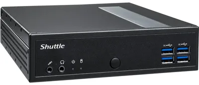 Obrázok produktu pre Shuttle DL40N, Počítač s objemom 1,35 l, Mini PC Barebone, DDR5-SDRAM, PCI Express, Serial ATA III, Ethernet / LAN pripojenie, 65 W