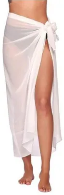 Produktbild von FDEETY Damen Strand Wrap Sarong Sommer Bikini Cover Up Chiffon Badeanzug Wickelr