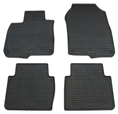 Gummifußmatten Set für Honda CR-V 5 (2018-) + Hybrid (2019-), 4-teilig, schwarz