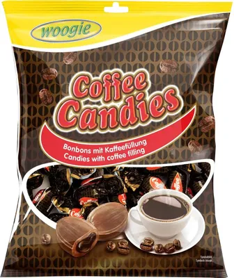 Produktbild von Woogie Kaffeebonbons mit Kaffeefüllung 150 g