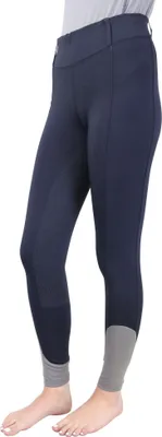 Image de Hy Sport Active - "Young Rider" leggings d'équitation pour enfants BZ4659 (140) (Bleu minuit/gris crayon)