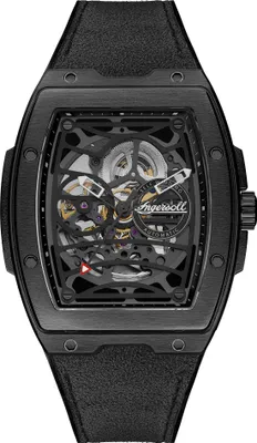 Produktbild von Ingersoll Armbanduhr Herren Analog PUR/ Alcantara Elegant Uhr schwarz UIN12307