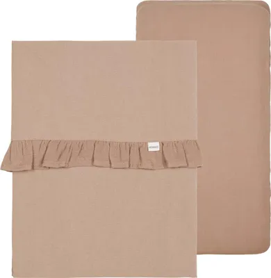 Produktbild von Babylaken und Spannbettlaken ruffle Kombipaket Far-caffe