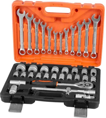 Image de Jeu d'outils Strend Pro S237, 37 pieces, en mallette, 1/2"