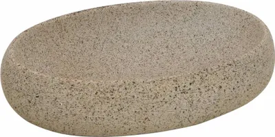 Obrázek produktu pro vidaXL Umyvadlo na desku pískové barvy oválné 59x40x15 cm keramické