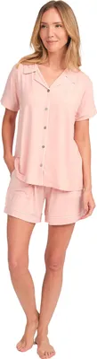 Immagine prodotto di Pigiama estivo da donna J&J Brothers, modello a camicia, maniche corte JJB17