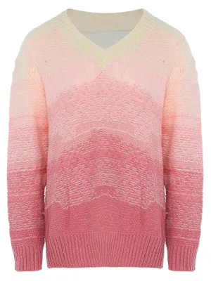 Image de Pull ALBEE pour femme - rose multicolore, XL/XXL