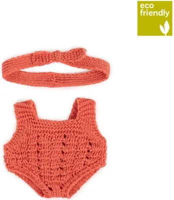 Produktbild von Miniland Puppenkleidung Baby Body Mädchen 21cm Puppenoutfit