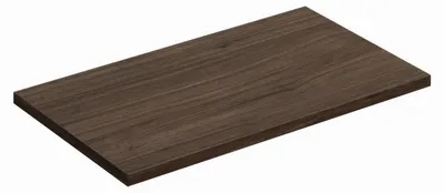 Image de Plateau meuble sous vasque - L 80 x P 46 x H 2,5 cm - Caldera Foncé