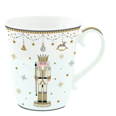 Produktbild von Becher, Tasse ROYAL NUTCRACKER Nussknacker für 275ml Porzellan in GB Easy Life