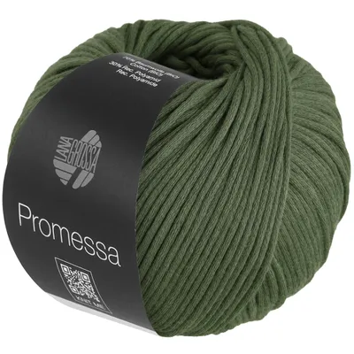 Produktbild von Lana Grossa PROMESSA 50 g weich gefülltes Schlauchgarn 125 m, Farbe:017 - Lodengrün