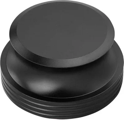 Obrázek produktu pro Černý hliníkový stabilizátor pro vinylové desky