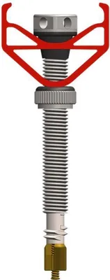 Image de MaXalami FiveWay Tubeless Valve silverSV 40mm Set de 2 valves
