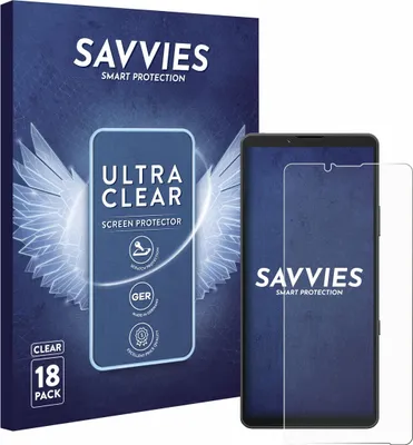 Produktbild von 18x Für Sony Xperia 10 VII Schutzfolie Savvies Displayschutz Display Schutz Folie Klar Transparent