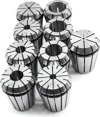 Image de 9pcs Pince de serrage ER32 Mandrin à pinces MT3 M12 kit Pinces de serrage 2-20mm pour fraiseuse