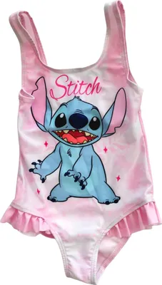 Obrázok produktu pre Jednodielne plavky – Lilo & Stitch ružové 110/116 Disney
