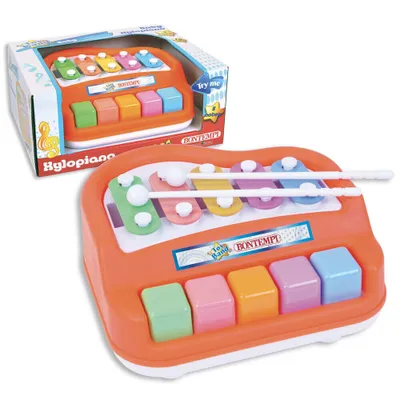 Produktbild von Bontempi Baby Xylopiano, Musikspielzeug, Xylophon, 1 Jahr(e), 460 g, Orange